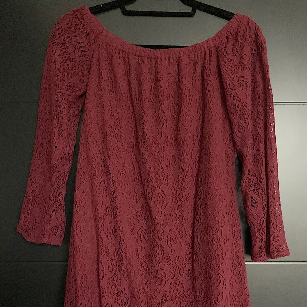 Lace Off-the-Shoulder Dress